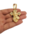 Cordão+Pulseira Cadeado 13mm Fecho Mãos Pingente Cruz Mãos Banhado a Ouro 18k - comprar online