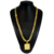 Cordão Cadeado Duplo 10mm + Pingente Letra Banhado a Ouro 18k