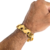 Pulseira Friso S 16mm Banhado a Ouro 18k - loja online