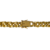 Elo Friso Triplo 15mm Banhado A Ouro 18k