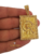 Pingente CRF Placa p/ Cordões 4mm a 10mm - 5,5x3cm - 16g - Banhado a Ouro 18k