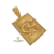 Pingente CRF Placa p/ Cordões 4mm a 10mm - 5,5x3cm - 16g - Banhado a Ouro 18k - comprar online
