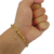 Cordão+Pulseira Tijolinho 4mm Banhado a Ouro 18k - comprar online