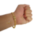 Pulseira Grumet Duplo 8mm Banhado A Ouro 18k