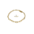 Pulseira Tijolinho - 4mm - Fecho Bomba - Banhado a Ouro 18k - comprar online