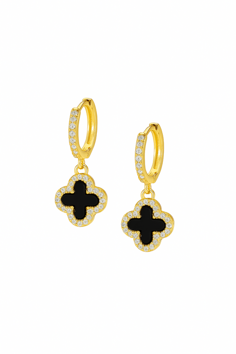 ARGOLA TREVO | BANHADO EM OURO 18K - comprar online