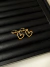 Brinco argola coração vazado | banhado a ouro 18k