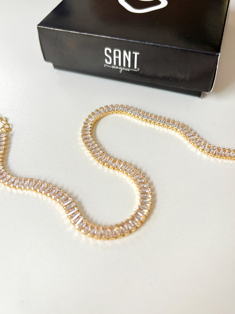 CHOKER NAVETE | BANHADO A OURO 18K