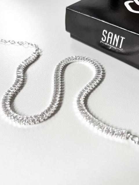 CHOKER NAVETE | BANHADO A PRATA 925
