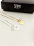 KIT COLARES REDONDOS P | BANHADO A OURO 18K E PRATA 925 '' na internet
