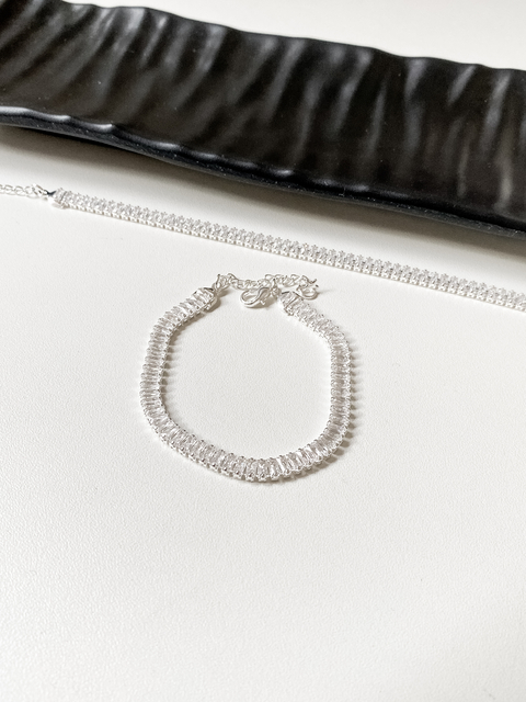 PULSEIRA NAVETE | BANHADO A PRATA 925
