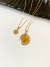 RELICÁRIO OVAL G | BANHADO A OURO 18K - comprar online