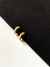 ARGOLA P TRANÇADA COM ZIRCÔNIAS | BANHADO A OURO 18K
