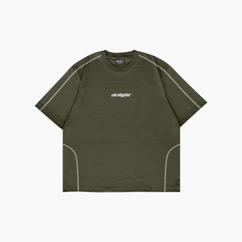 "OVERLOCK TEE" (GREEN) - comprar online