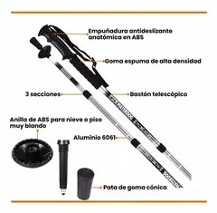 BASTON DE TREKKING TELESCOPICO ERNE | WATERDOG | - tienda online