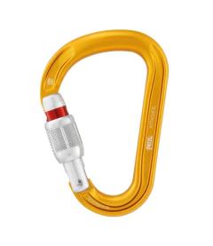 PETZL| MOSQUETON CON SEGURO A ROSCA | ATTACHE