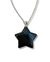 Dije estrella de obsidiana mediana