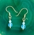 Aretes aguamarina