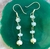 Aretes piedra luna y perla