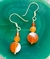 Aretes cornalina