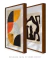 Conjunto 2 Quadros Decorativos Bauhaus Picasso Style na internet