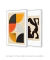 Conjunto 2 Quadros Decorativos Bauhaus Picasso Style