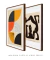 Conjunto 2 Quadros Decorativos Bauhaus Picasso Style na internet