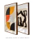 Conjunto 2 Quadros Decorativos Bauhaus Picasso Style - Moderna Quadros Decorativos | Cupom Aqui