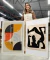 Conjunto 2 Quadros Decorativos Bauhaus Picasso Style