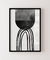 Quadro Decorativo Formas Abstratas Aquarela Preto 2 - Moderna Quadros Decorativos | Cupom Aqui