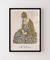 Quadro Decorativo Egon Schiele Edith with Striped Dress na internet