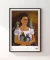 Quadro Frida Kahlo Yo y Mis Pericos na internet