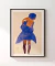 Quadro Decorativo Egon Schiele Standing Girl Back View - loja online