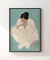 Quadro Decorativo Japanese Lady in Blue na internet