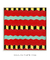 Quadro Decorativo Furuya Korin Woodblock Print Red ZigZag - Moderna Quadros Decorativos | Cupom Aqui