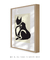 Quadro Decorativo Le Chat Bleu Inspirado Matisse