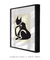 Quadro Decorativo Le Chat Bleu Inspirado Matisse - loja online