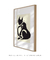 Quadro Decorativo Le Chat Bleu Inspirado Matisse - comprar online