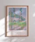 Imagem do Quadro Decorativo Monet Poplars Pink Effect