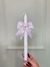 Vela para Batismo - Detalhe lilás - comprar online