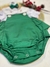 Jardineira com camisa | Verde-Bandeira - Leni Rendas