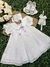Vestido Eloá | Bordado Lilás
