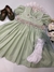 Vestido Ponto Smock | Verde Lunar 02