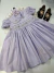 Vestido Ponto Smock | Lilás 02