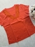 Blusa Gola V | Laranja