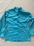 Chaqueta TURQUESA abrochada adelante con manga larga T3 (SALE)