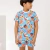 Pijama infantil menino Patrulha Canina azul curto - loja online