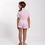 PIJAMA AMERICANO CURTO FEMININO INFANTIL SARAH - ROSA COM FLOR - loja online