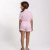 Imagem do Pijama americano infantil menina rosa com flor curto