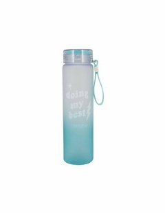 Botella De Agua Trendy 500ml Celeste Sport